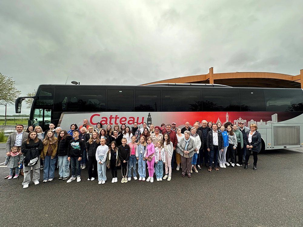 45 ans jumelage bus départ