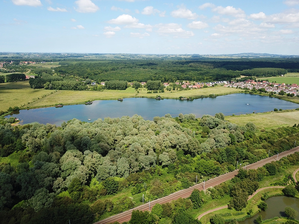 malhove étang présentation ville drone