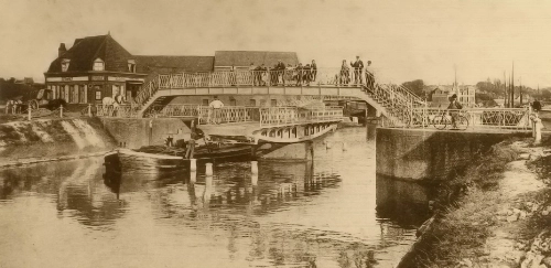 photo ancienne pont arques