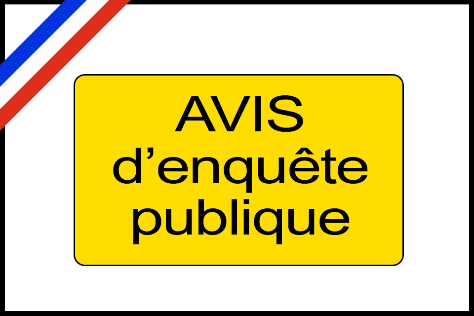 Avis d'enquête publique